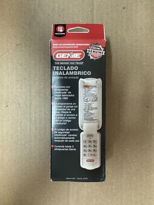 Genie Intellicode Wireless Keyless Keypad Garage Door Opener New 7460