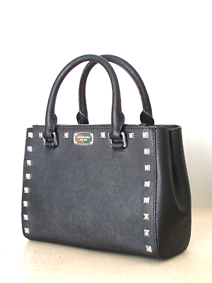 Michael Kors Kellen Studded XS Saffiano Leather Satchel Handbag