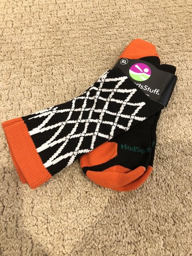 Mens Xl Crew Sports Orange Black