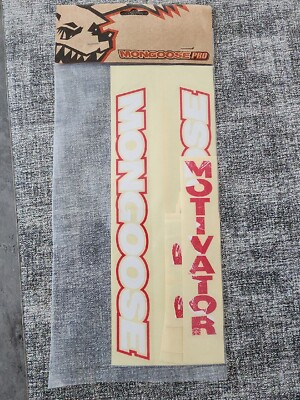 mongoose bmx decal set
