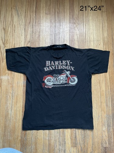 VINTAGE 70 s HARLEY DAVIDSON Rare MOTORCYCLE BIKER T SHIRT Bikers Only
