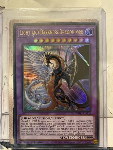 ドラジェネ(LRルシファー) 1x Light And Darkness Dragonlord INFO-EN034 Ultra Rare 1st