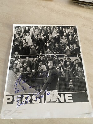 Rarissima fotografia Pulici che esulta dopo un goal Torino anni 70 da collezione