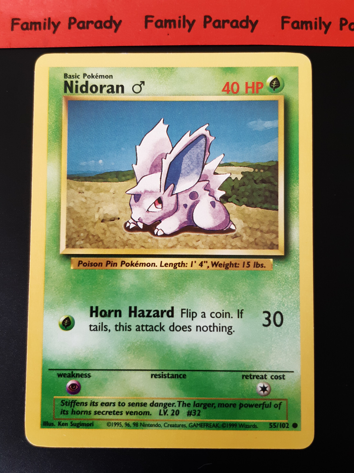 PSA 10 GEM MINT Nidoran Japanese Web Series 002/048 1st ED