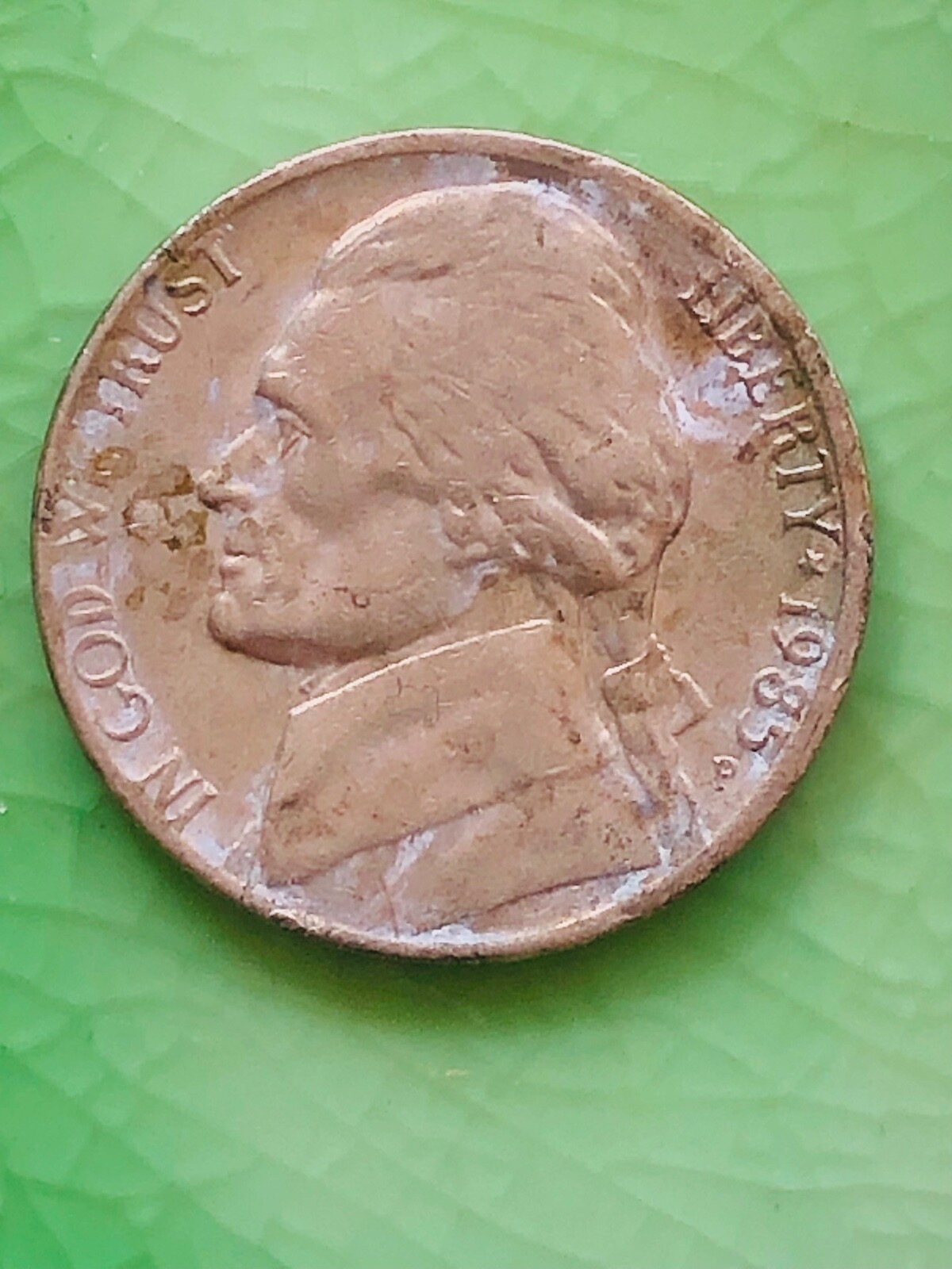 1077.　エラー？　1949年　ポーランド　1グロッシェン　アルミニウム 1985 P JEFFERSON NICKEL 5c USA Error CLAD ANNEALING ISSUE | eBay