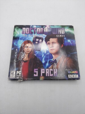 Doctor Who: The Adventure Games BBC Puzzle PC Game 5 Game Pack New Disc