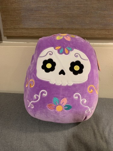 Squishmallow Daria Day Of The Dead Sugar Skull Plush H‑E‑B Exclusive 12” NWT