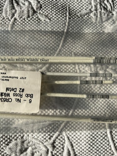 Bob Ross - Martin/F. Weber Wildlife and Floral Brushes five packs of 6