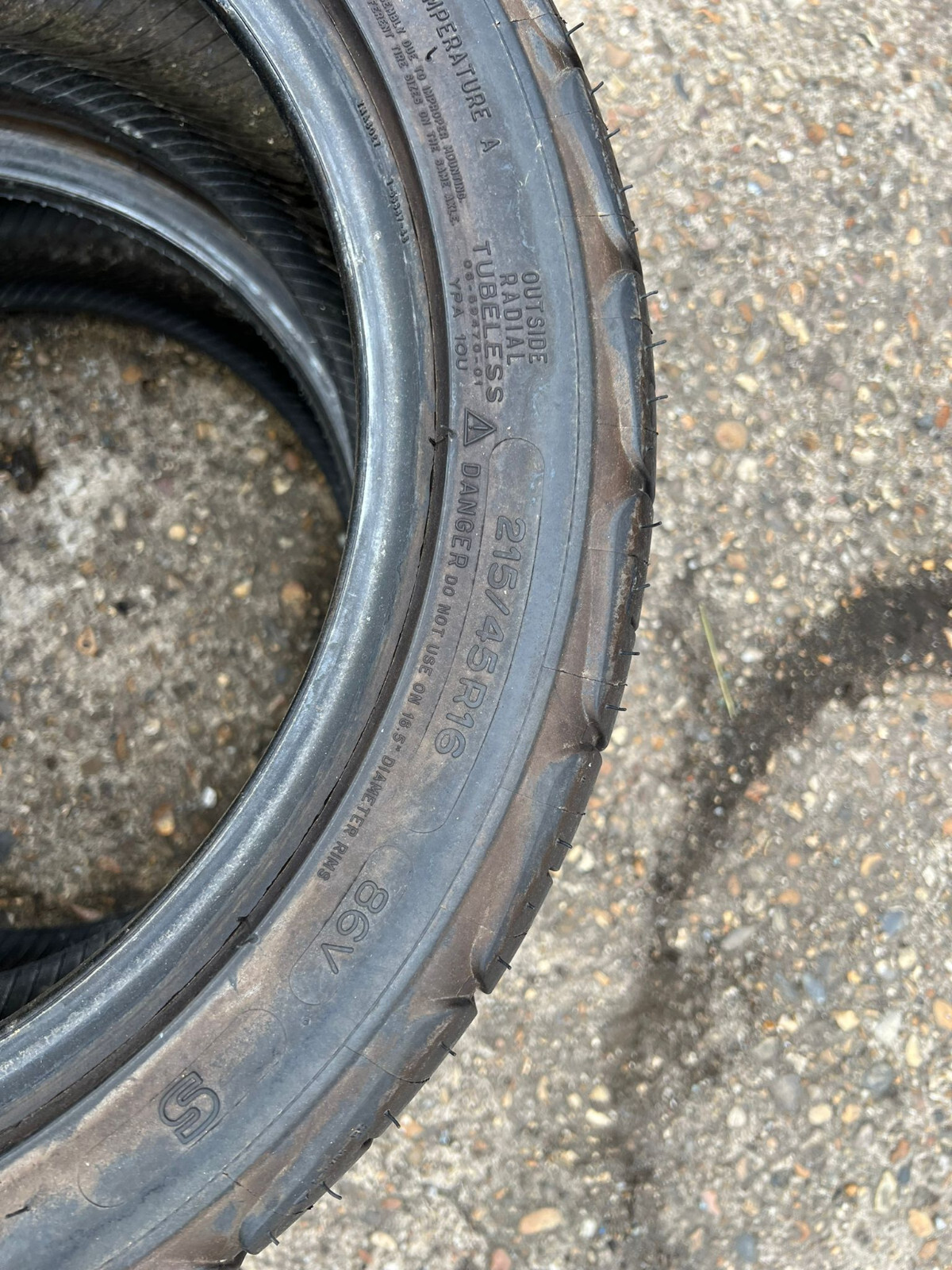 New 215 45 16 BFGoodrich, G Force Rival, 86V, x2 A Pair (F1_tyres) YD007