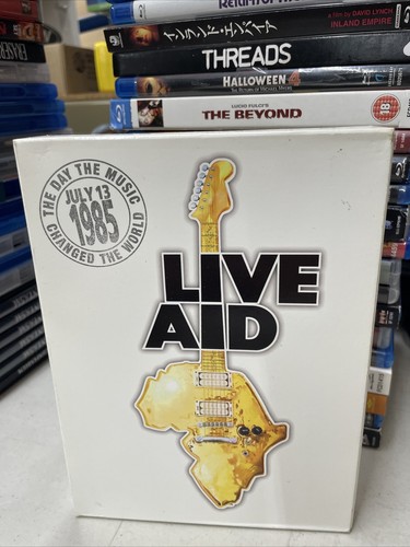 Live Aid DVD 4-Disc Bowie, Jagger, Madonna, Ozzy, Queen, Bob Dylan Live Aid DVD 4-Disc Bowie, Jagger, Madonna, Ozzy, Queen, Bob Dylan
