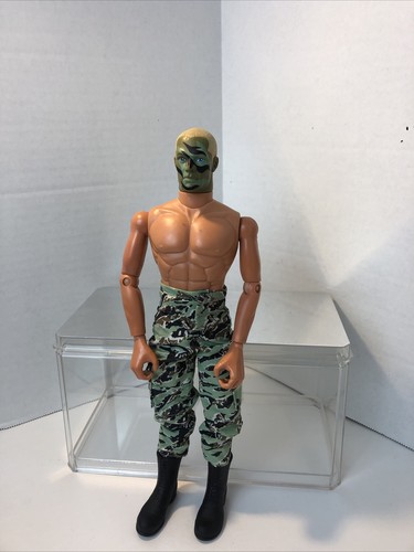 GI JOE 迷彩柄 GI Joe Action Figure Hasbro w Camo Clothes & Orange Jumpsuit