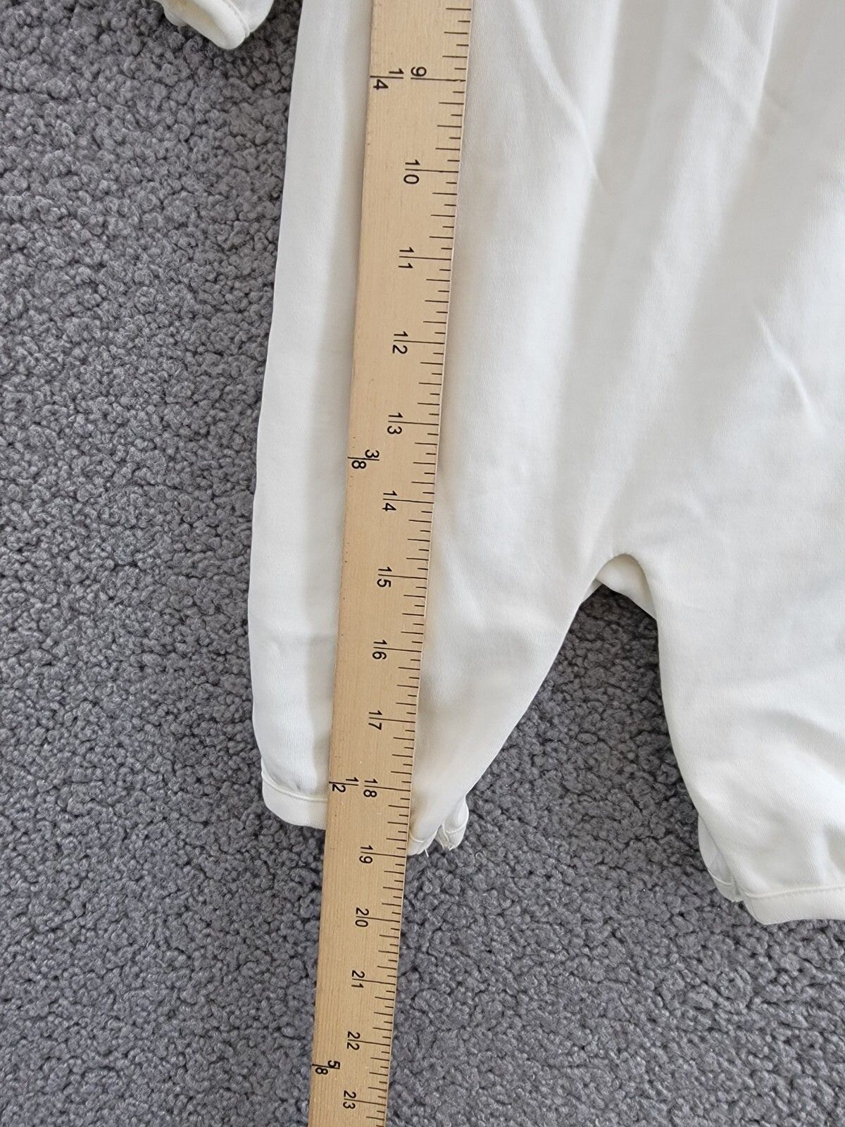 Ralph Lauren Snowflake Smocked Coveralls Baby Girls' 3M White Button Back L/S - Picture 10 of 19