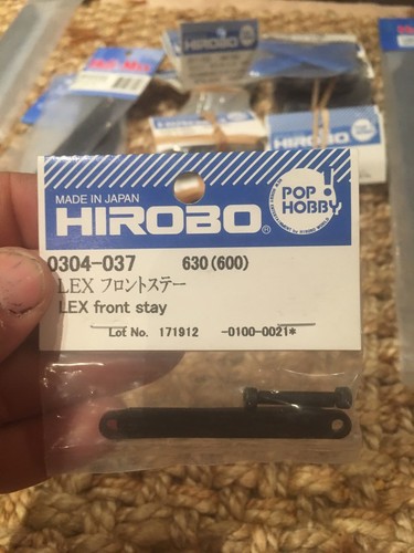 HIROBO 0304-037 LEPTON LEX FRONT STAY #0304037 HELI PARTS | eBay