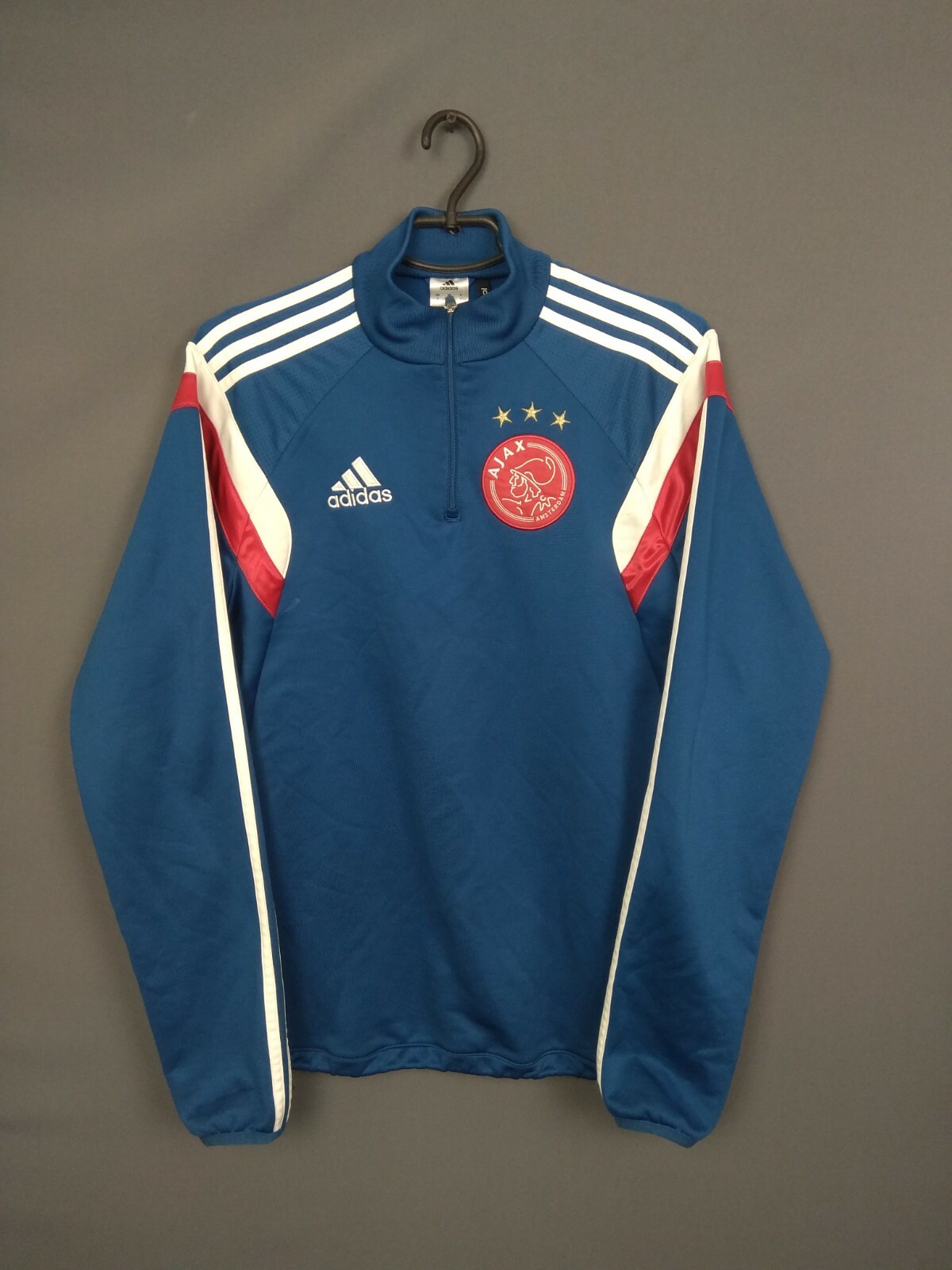Ajax Amsterdam Jacket Size SMALL Pullover Zipped Sweatshirt Adidas F83998 ig93 eBay