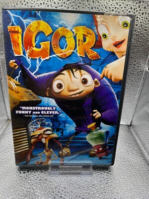 Igor (DVD, 2008) Full & Widescreen Edition John Cusack Molly Shannon Family