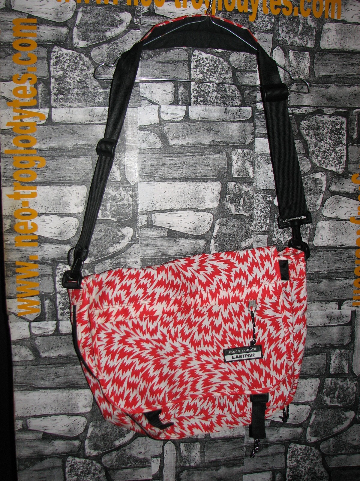 vintage Borsa Tracolla Eastpak Eley Kishimoto Scuola Lavoro