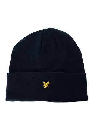 Мужская шапочка с логотипом Lyle & Scott, синяя