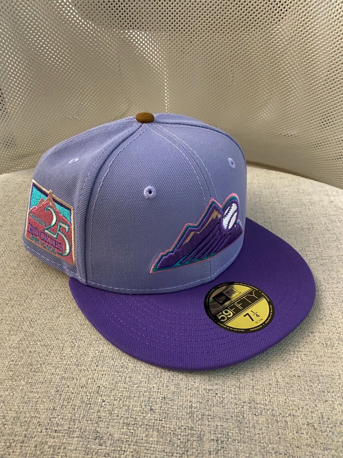 Lids Hat Drop Exclusive Bunny Hop New Era 59FIFTY Hat Colorado Rockies 7 1 4 New eBay