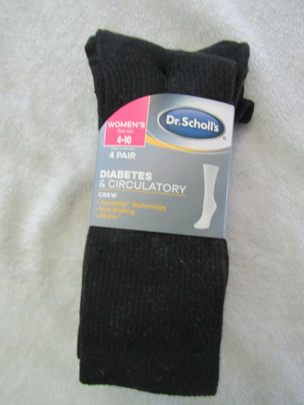 Non-binding 4 Pr Black Sz 4-10
