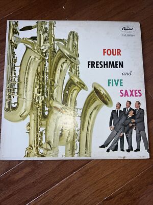 THE FOUR FRESHMEN -(LP)- FOUR FRESHMEN AND FIVE SAXES - CAPITOL T844 - MONO-1957