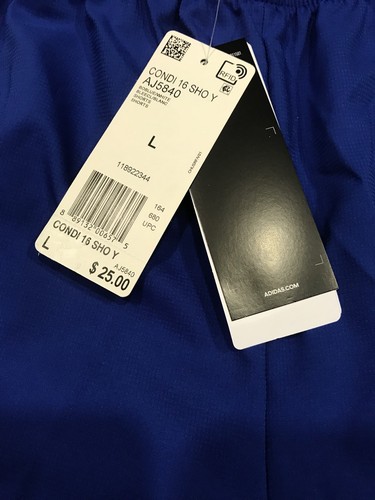 Boys Or Girls Adidas Climalite Royal Blue Athletic Shorts Youth Large 13-14 Y