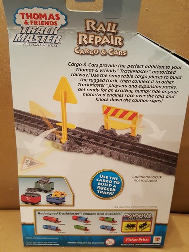 NEW TRACKMASTER THOMAS THE TRAIN & FRIENDS RAIL REPAIR CARGO & CARS SET