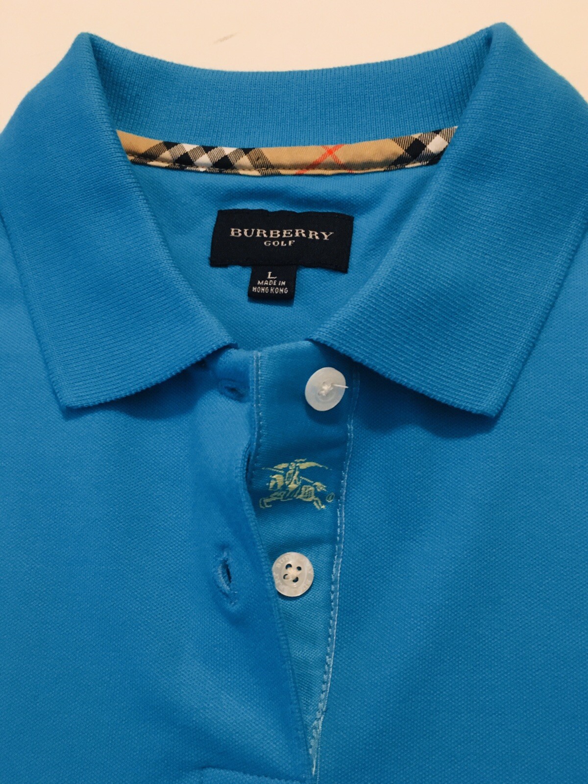 burberry golf shirt womens