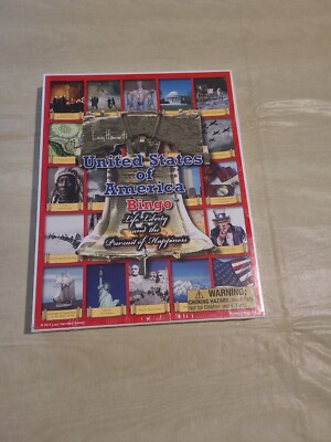 United States of America Bingo Game Lucy Hammett