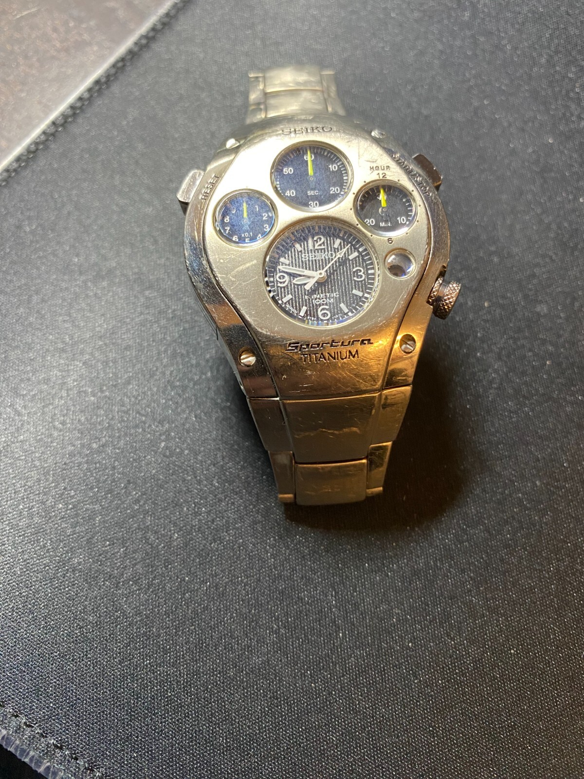 SEIKO Sportura Titanium Herren Chronograph
