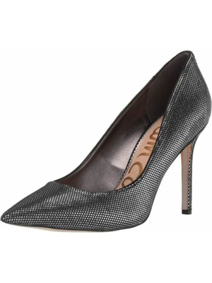 

SAM EDELMAN Женские туфли-лодочки без шнуровки на шпильках черного цвета с металлическим оттенком и коричневой сеткой 6,5 м SAM EDELMAN, Черный, G9382M1