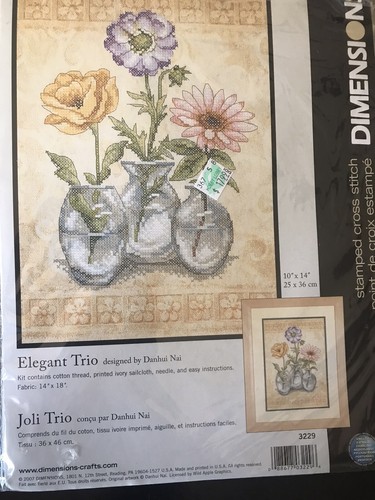 ディセクション・エンジェル　3枚 dimensions elegant trio counted cross stitch kit 3229 | eBay