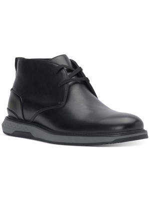 Мужские черные ботинки Chukka на комфортной подошве с круглым носком VINCE CAMUTO, 11 М