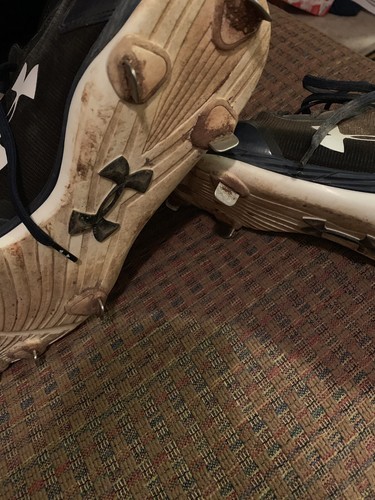 Kyle Seager Game Used Cleats Seattle Mariners Dirty