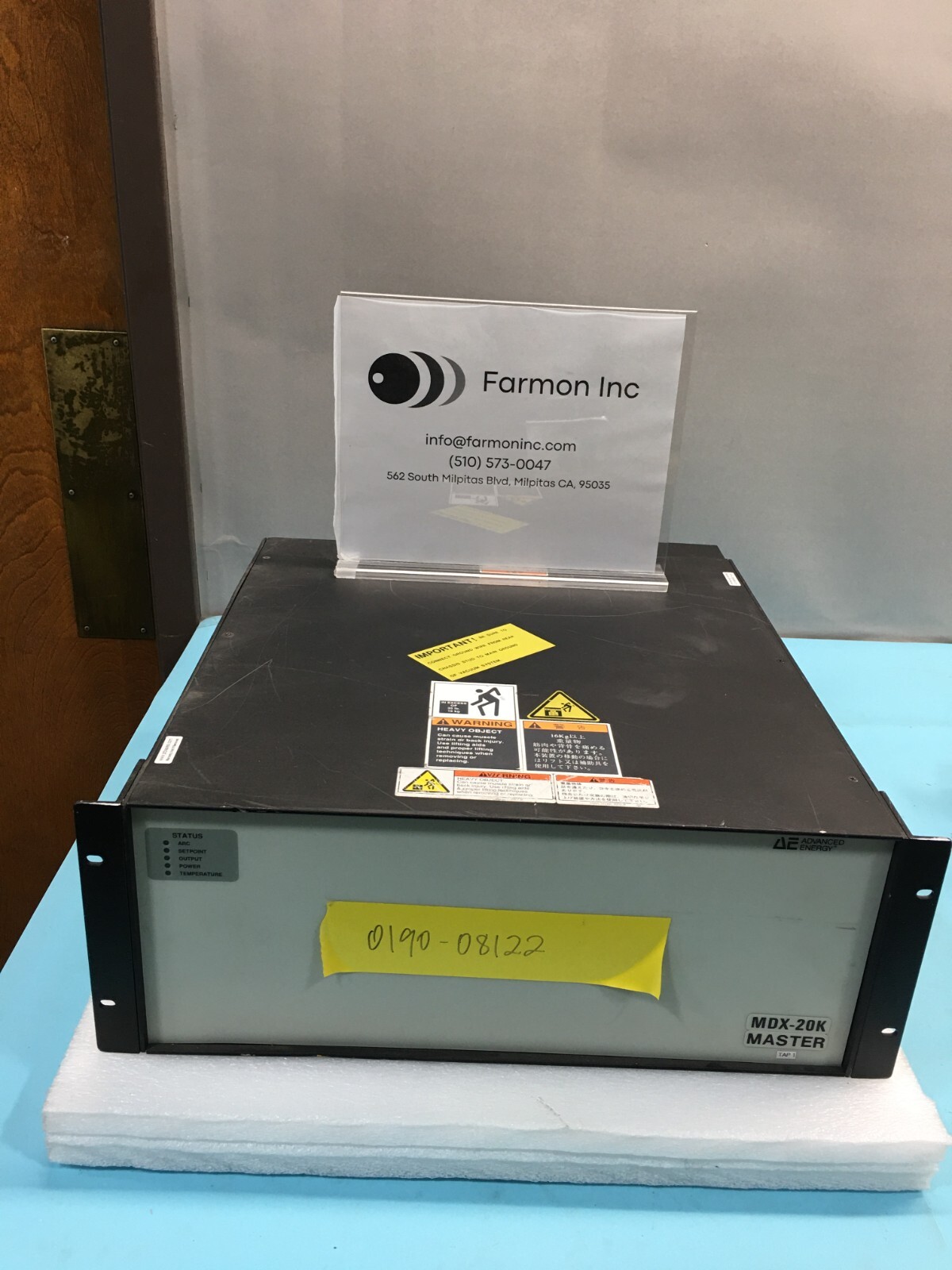 Advanced Energy AE 3152223-003 MDX-20K Master RF Generator, 3152223-003Y, 132371