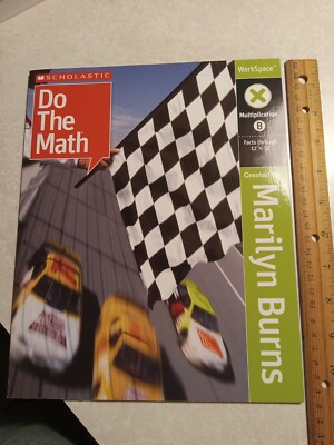 NEW SCHOLASTIC DO THE MATH MULTIPLICATION B FACTS THROUGH 12X12 - MARILYN BURNS