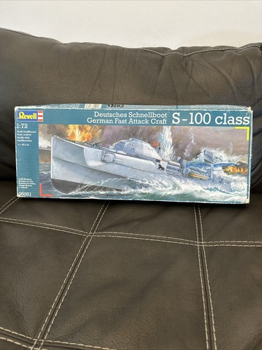 Revell 05051 S-100 German Fast Attack Craft in 1/72 Sealed but no instructions