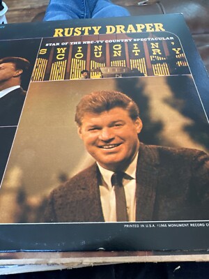 RUSTY DRAPER  SEALED Swingin Country MONUMENT 1966 Original NBC TV Spectacular