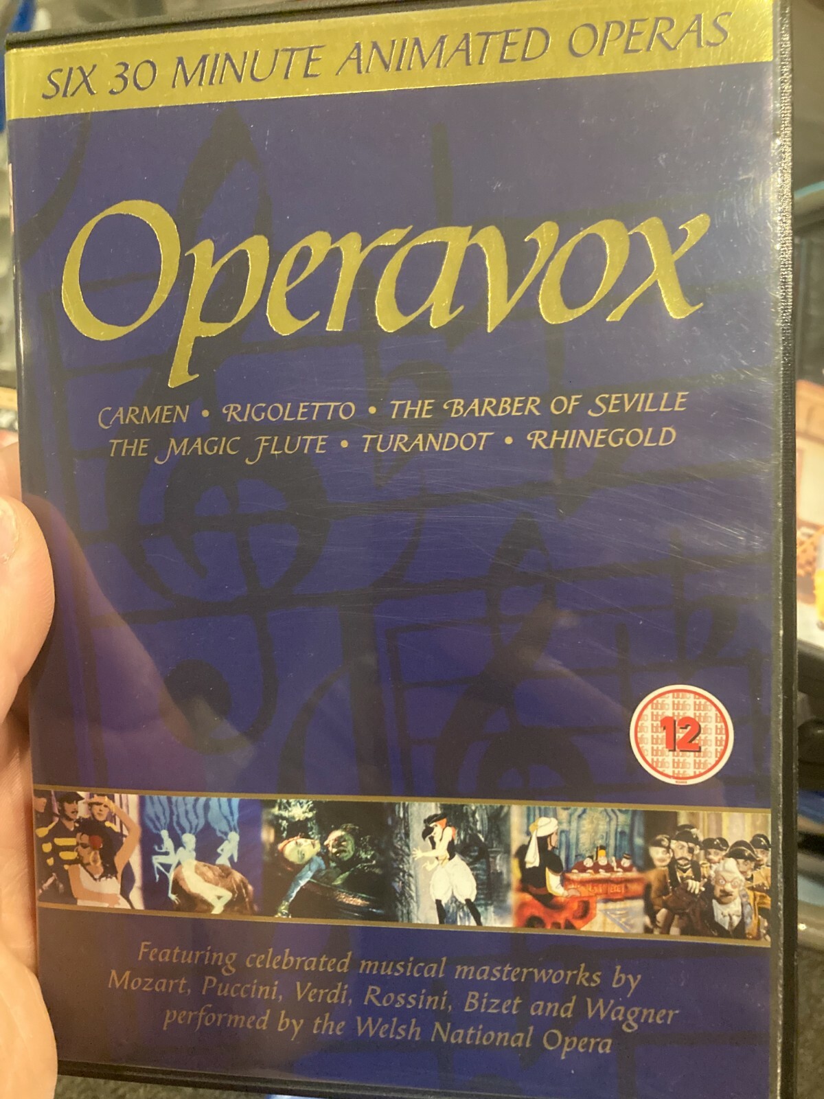 Operavox - Animated Operas region 2 DVD (music / opera
