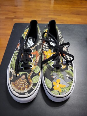 VANS X DISNEY The Jungle Book  Authentic Classic Unisex Shoes Size M 3.5 / W 5