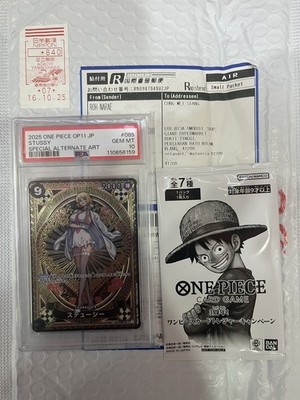 PSA 10 Stussy OP07-085 SR SP Alt Art 2025 One Piece Card Japanese