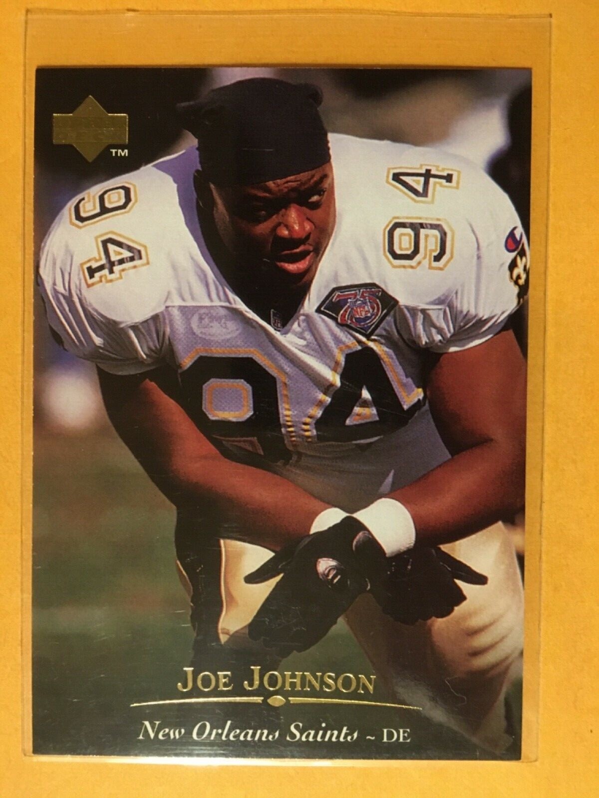 1995 Upper Deck Saints Joe Johnson Football Card #209 | eBay