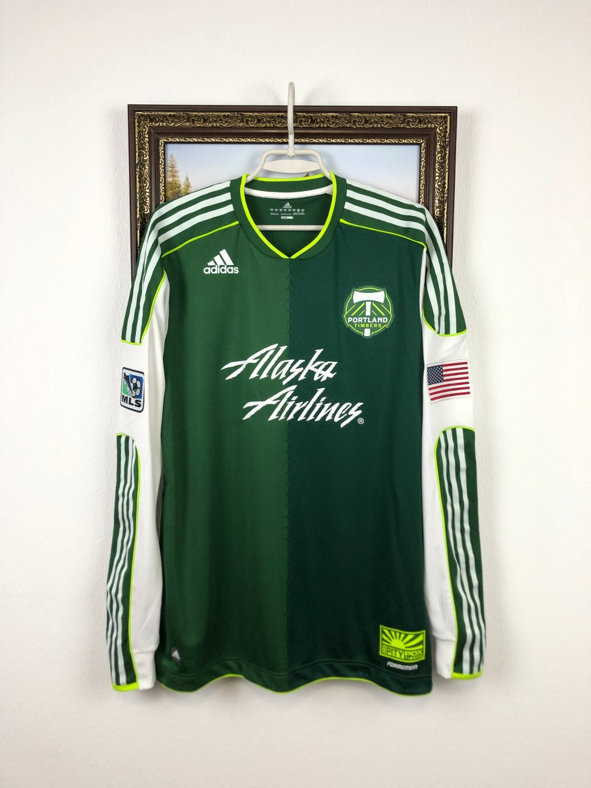 Portland Timbers Home football shirt 2012 Soccer Long Sleeve