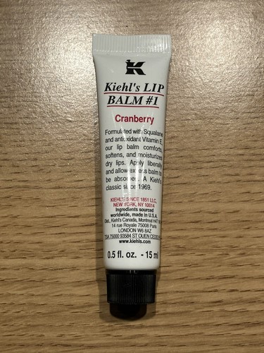 Kiehls Cranberry Lip Balm New