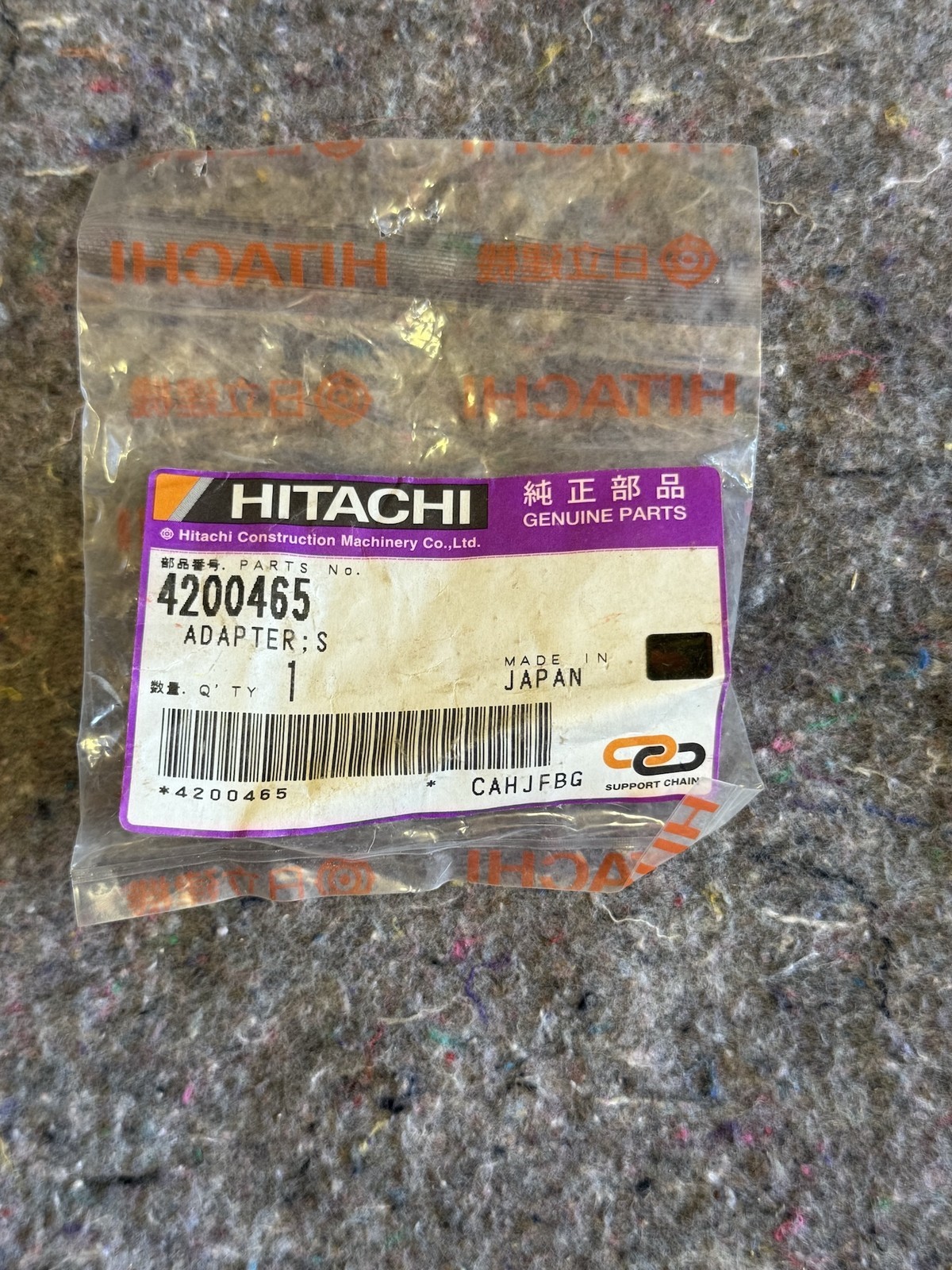 New NOS OEM Genuine Hitachi 37Deg Flare O-ring Seal Adapter Fitting 4200465