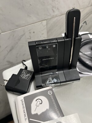 AS IS/ Plantronics Savi W740 Multi-Device Wireless Bluetooth Headset System