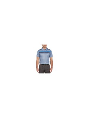

HYBRID APPAREL Мужская синяя эластичная рубашка-поло с короткими рукавами и цветными блоками, Синий, PVKFA0B4MM