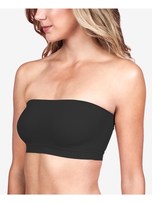 

FASHION FORMS Intimates Черный гладкий бюстгальтер-бандо со съемными бретелями, MC793