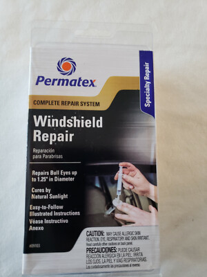 Permatex 09103 Windshield Repair Kit, Permanent Air-Tight Repairs