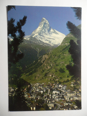 STAMPMART : SWITZERLAND KOMM MIT INS WALLIS VIEW UNUSED POSTCARD