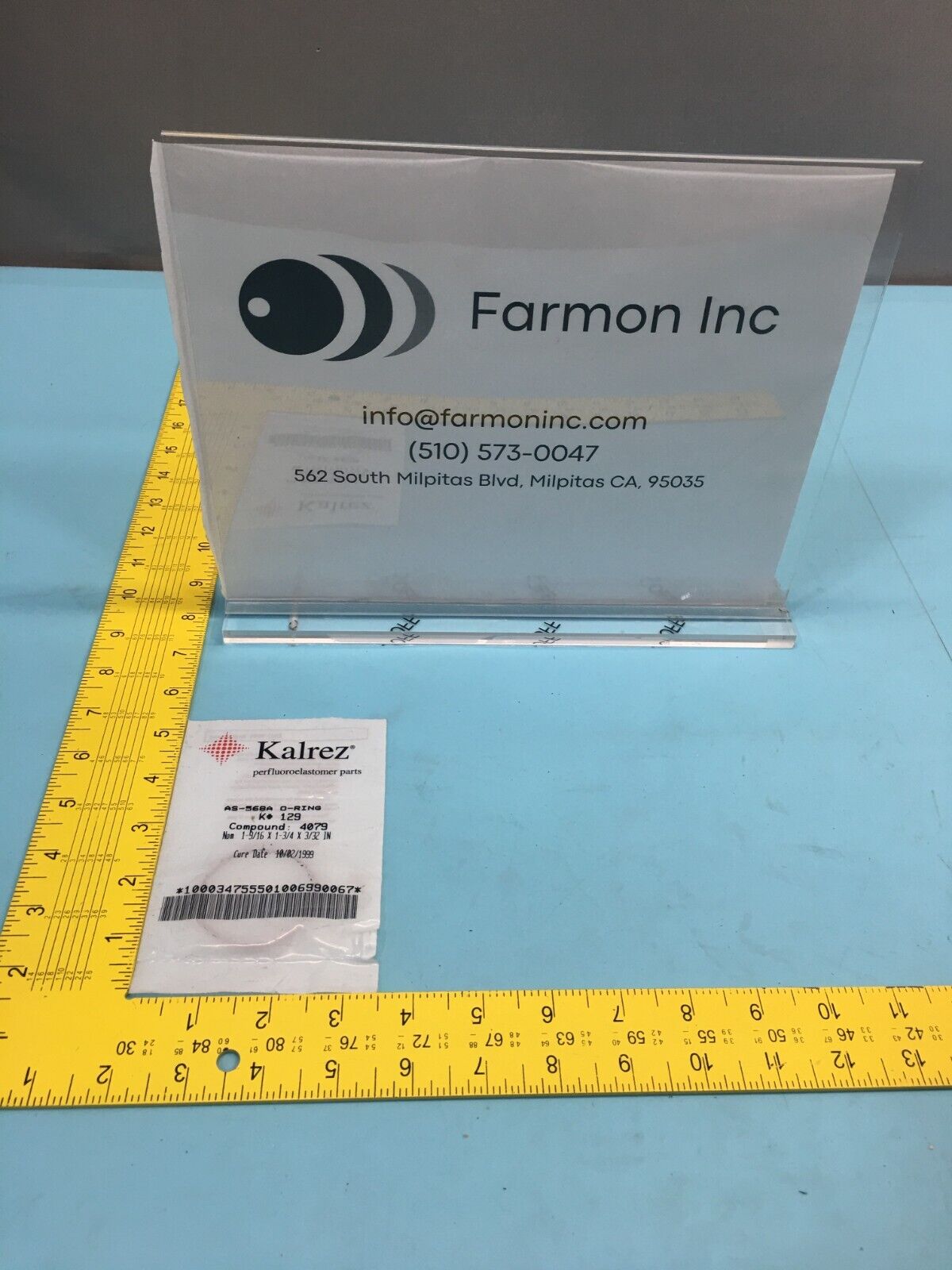 KALREZ AS-568A O-RING K#129, COMPOUND: 4079, 2-129, AS-568A-129, 130610